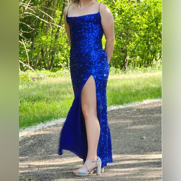 COPY - Formal Sequin Prom Dress - Picture 6 of 6
